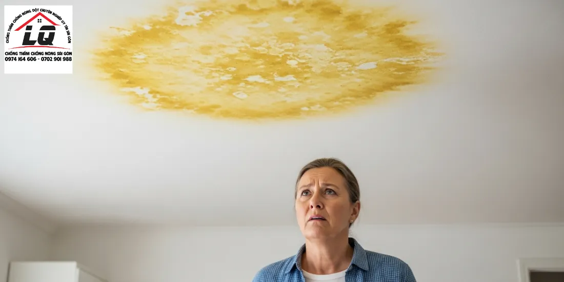 dấu hiệu nhà bị thấm dột